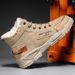 Men's Winter Thermal Snow Boots Waterproof Slip-Resistant Hiking Shoes With Fleece Lining For Outdoor & Daily Wear_vogvips.com
