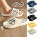 Summers Women Men Thick Sole Cartoon Beach Slides Bathroom Anti Slip Soft Home Sandals Ultra Light Shoes Couples_vogvips.com