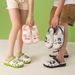 Summer Outdoor Clogs For Women, Non-Slip Beach Shoes, Thick Sole, Closed Toe, Comfortable, Fashionable, Versatile,_vogvips.com