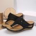 Large Toe Casual Sandals 2025 New Style For Women Wearing Thick Soled Flower Beach Flip Flops_vogvips.com