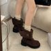 Cowhide Version~ 2025 Autumn New Belt Buckle Over-the-Knee Two-Way Long Boots_vogvips.com