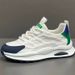 Summer New Breathable Mesh Thick Sole Height Increasing White Lightweight And Versatile Casual Trendy Dad Shoes_vogvips.com