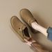 Height-increasing Platform Birkenstocks Women's Retro All-inclusive Birkenstocks Single Shoes Velvet Snow Boots Autumn And Winter_vogvips.com