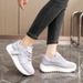 SH2052024 Autumn Breathable White Shoes Casual Thick Sole Heightened College Trend Version Wear Resistant Sneakers Comfortable And Versatile_vogvips.com