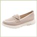 B888-2 Autumn Winter 2025 Non-Slip Breathable Women's Single Color Block Casual Fashion Soft Sole Mom Shoes_vogvips.com