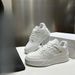 Arc De Triomphe 2023 New Autumn And Winter Platform White Shoes Leather Breathable Heightening Versatile Casual Sports Trendy Shoes Board Shoes_vogvips.com