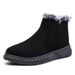 European Warm Series Snow 2025 Winter Fleece Lined Thickened Warm Cotton Korean Style Zipper Boots Large Size Men's Shoes_vogvips.com