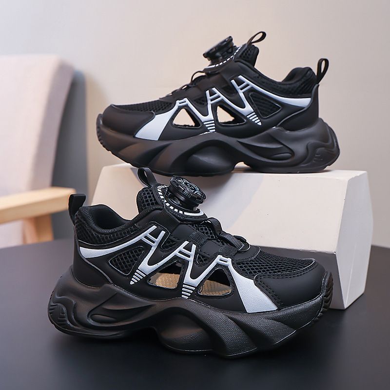 Breathable Mesh Children's White Sneakers 2026 Summer New Model For Older Boys And Girls, School Running Frame Shoes_vogvips.com