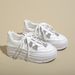 W3615 New Board Sequ, Autumn Trend, White With Thick Soles And Increased Height, Fashionable Casual Shoes For_vogvips.com
