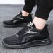 Euro Step Sneakers 2025 Spring And Autumn New Odor-resistant Soft Sole Non-slip Leather Casual Black Lace-up Men's Shoes_vogvips.com