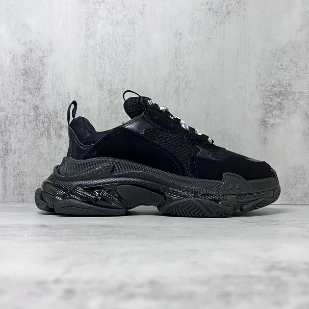 New Style Pure Original High Version Putian Paris First Generation Triple S Dad Men And Women Thick Sole Casual Sports Shoes_vogvips.com