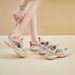Daddy Shoes Female Student Sports Thick-soled Heightening Shoes Casual Hollow Breathable_vogvips.com