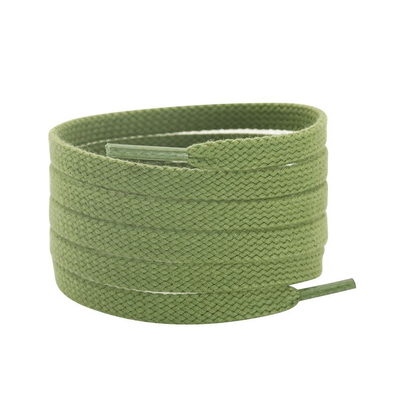 Shoelace Classic Trend 8mm Flat Double Terylene Cotton Shoelace Suitable For Casual Shoes Sneakers Board Shoes_vogvips.com