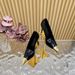 Black Patent Leather Metal Toe High Heels For Women 2025 New Slim Heel Pointed Shallow Mouth Single Shoe Sexy_vogvips.com