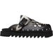 Men's With Metal Buckle, Closed-Toe Mules, Summer Fashion Retro Dark Style Thick-Soled Slippers, Beach Shoes_vogvips.com