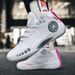 Basketball shoes male middle school students new autumn breathable student sports shoes boys actual combat shoes_vogvips.com