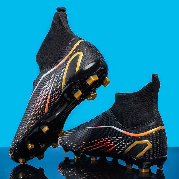 High-top Football With Broken Long Spikes, Non-slip Adult And Children's Sports Shoes, Men's Professional Training Shoes_vogvips.com