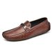 Men's Loafers Slip-On Business Casual Leather Shoes Soft Sole Large Size Men S Shoes 47_vogvips.com