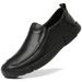 Euro Step Casual Shoes For Men 2025 Autumn New Genuine Leather Business Formal Soft Sole Handmade Top Layer Cowhide Men's Loafers_vogvips.com