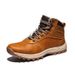 European Warm Series Thickened Snow Warm Martin Versatile Outdoor Fleece-Lined Leather Boots Comfortable Casual Men's Shoes_vogvips.com