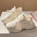 2025 Summer New Thick-Soled Mesh Dad Shoes For Women Versatile Chic With Wide-Leg Pants Breathable Casual Sneakers_vogvips.com