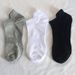 Men's socks large size sports socks lifting ear mesh boat Socks spot wholesale student running socks solid color socks men_vogvips.com
