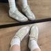 MM6 Genuine Leather Training Women 2025 New Flat Casual Sports Versatile Sneakers Korean Style White Shoes For Men_vogvips.com