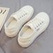 Women's Breathable Canvas Casual Shoes - Lightweight Flat Slip-On Sneakers For Spring & Summer (Black/Beige)"_vogvips.com