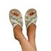 Women's Shoes Spring And Summer New Style Straw Fisherman Linen Embroidery Ethnic Style Cross Slippers Women's Flat Sandals_vogvips.com