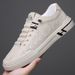 Summer Men's Shoes New Embossed Breathable Little White Shoes Men's Trend Versatile Youth Sports And Leisure Board Shoes_vogvips.com