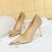 Style Banquet Fashion Light Luxury Thin High Heel Metal Pointed Suede Women S Shoes Single Shoe_vogvips.com