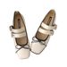 French Style Mary Jane Flats Ballet Spring Autumn Winter Korean Design Sense Dress Shoes For Women_vogvips.com