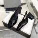 2026 In Stock New Style Chane-inspired Women's High-heeled Sandals, Closed-toe Versatile Fashion Color-block Genuine Sandals,_vogvips.com