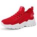 New Large Sports Cross-Border Breathable Single Lightweight Comfortable Mesh Shallow Mouth Shoes Women's Size 43_vogvips.com