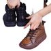 High-top Women's Shoes 2024 Winter New Retro Martin With Fleece Casual Short Boots Platform Versatile Loafers_vogvips.com