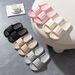 Summer Women Home Slippers Beach Flat Sandals Fashion Comfortable Non-Slip Slides Indoor Outdoor Men Bathroom Flip Flops_vogvips.com