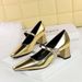 5288-K89 Wind Banquet Metal Water Diamond Buckle Strap Medium Thick Shallow Mouth Square Heel Women's Single Shoes_vogvips.com