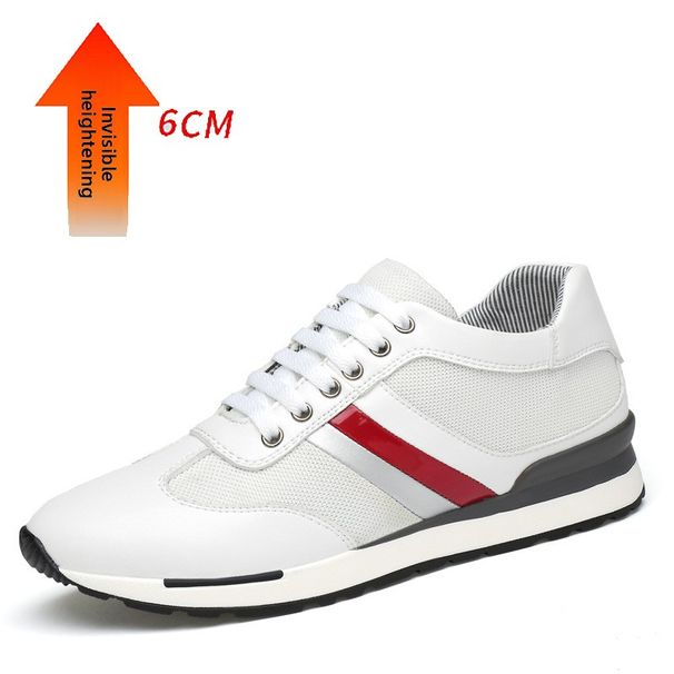 Men's Inner Height Increase Cm Casual Shoes Sports Mesh Hole Men's Shoes_vogvips.com