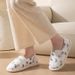 Maternity Postpartum Shoes For Women, Summer Thin Printed Breathable Soft Sole Non-Slip Closed Heel Postpartum Slippers For Spring And Autumn_vogvips.com