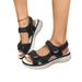 New Plus Size Women's Shoes Summer 2025, Thick Soled Women, Stylish Velcro, Zhuotian Sandals For Women_vogvips.com