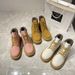 Fashion Motorcycle Martin For Women Autumn New British Style Versatile Big Yellow With Thick Leather Sole And Short_vogvips.com
