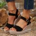 New Rhinestones One-line Buckle High-heeled Sandals Comfortable Women's Sandals_vogvips.com