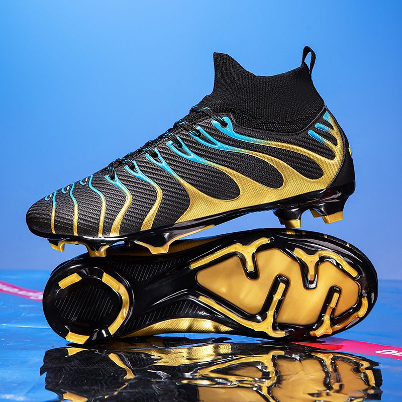Professional Competition Outdoor Non-Slip Training Assassin 15th Generation FG Spike High-Top Soccer Shoes For Men_vogvips.com