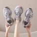 Ins Korean Version New Dad For Women 2025 Spring Student Sports Running Casual Shoes With Thick Sole Increased Bl703_vogvips.com