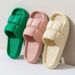 2024 Men Women Soft Sole Cloud Slippers Thick Platform Indoor Outdoor Beach Sandals Summer EVA Non Slip Flip Flops_vogvips.com