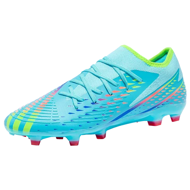 High Quality Mens Shoes TF/FG Training Football Sneakers Ultralight Non-Slip Turf Soccer Cleats Chuteira Campo_vogvips.com
