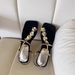 High-end Sense Strap Flower Square Toe Elegant Fashion Sandals For Women Summer Outdoor Simple Exquisite Roman Shoes_vogvips.com