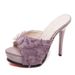 2025 Summer New Ultra High Thin Heels, Waterproof Platform Coolers, 12CM Women's Shoes, Beggar Cloth_vogvips.com
