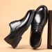 Autumn new men's business dress shoes leather casual men's shoes comfortable moccasins_vogvips.com