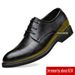 Men's Leather Breathable Business Shoes Hollow Out Comfortable Formal Footwear_vogvips.com